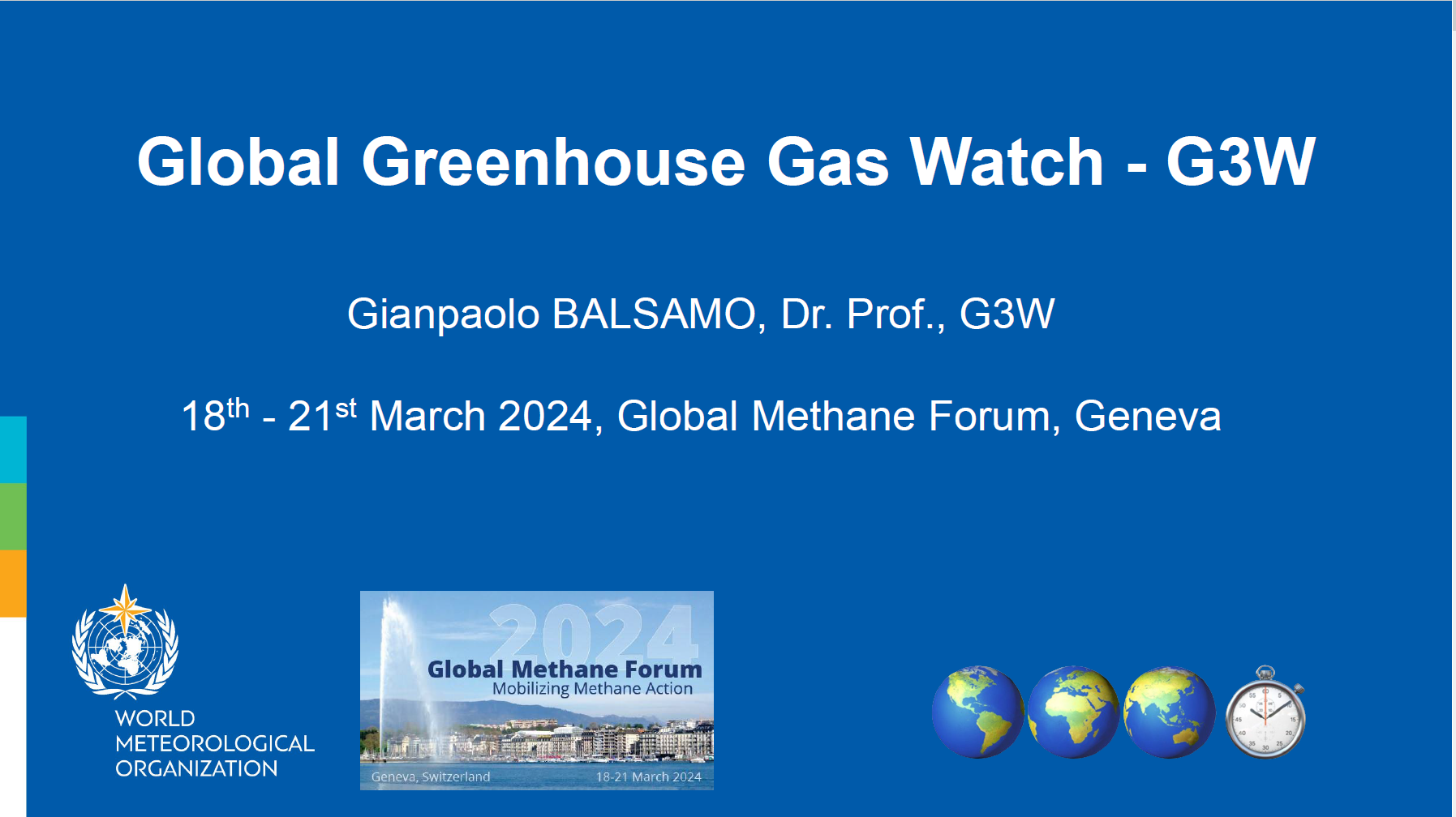 Global Greenhouse Gas Watch - G3W