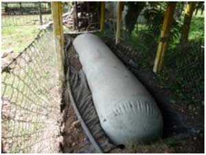Peruvian digester, consists of a single bag, and is one style of AD systems used in Nicaragua.